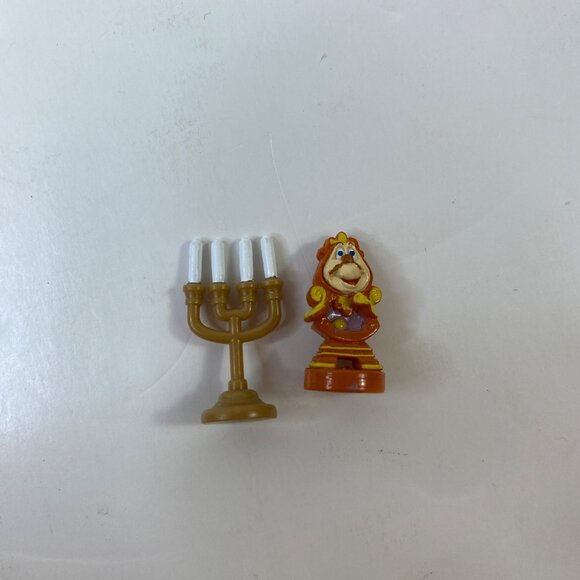 Disney Beauty & The Beast Mini Figures Belle Mrs. Potts Chip Lumière Cogsworth - Picture 2 of 7